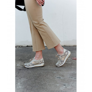 CoFi Holly Unique Printed Leather Fashion Sneaker