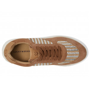 Lucky Brand Deva Woven Leather Sneaker