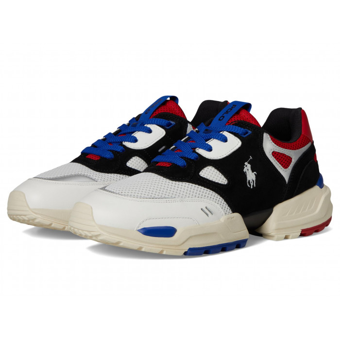 Polo Ralph Lauren Suede Leather Mesh-Polo Jgr Pp-Sneakers-Low Top Lace