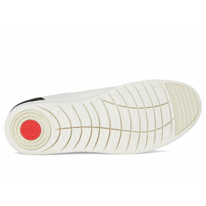 FitFlop Rally Crystal-Backtab Leather Trainers