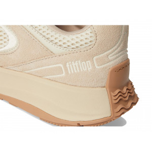 FitFlop F-Mode Flow Suede/Mesh/Leather Flatform Sneakers
